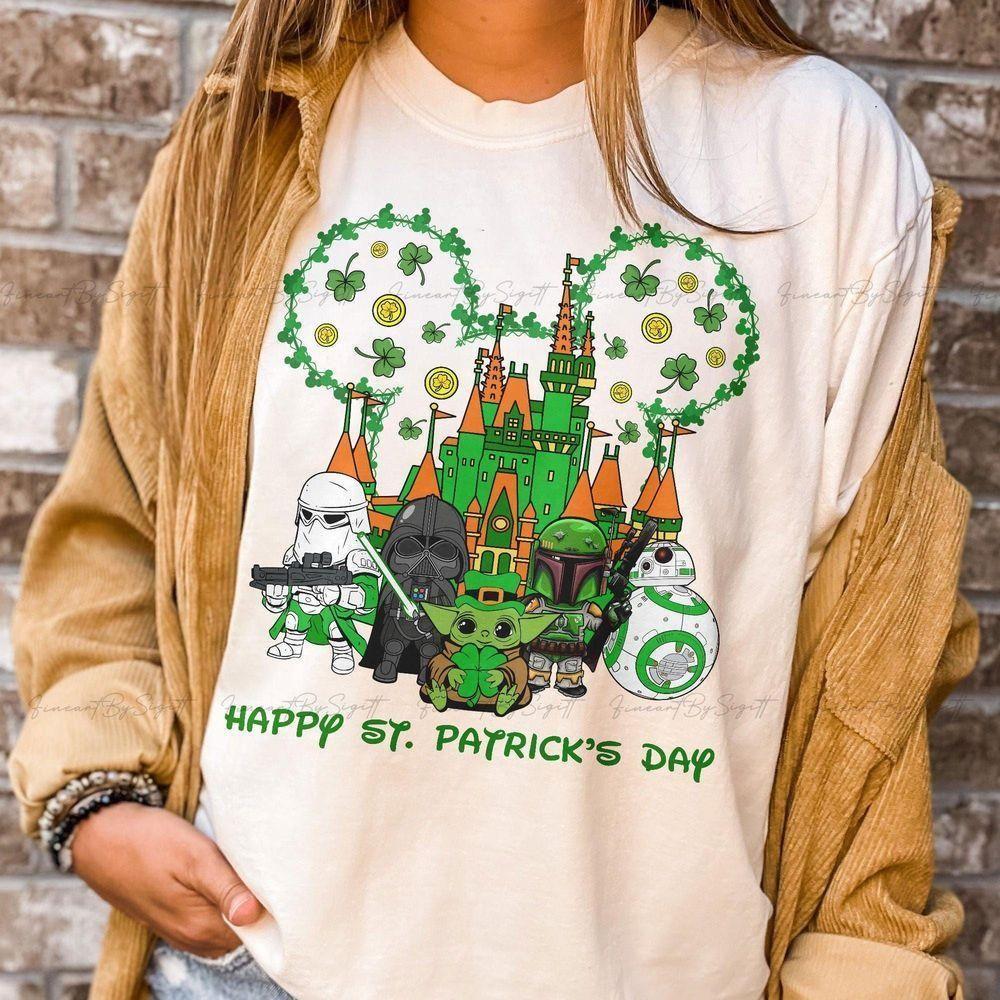 Star Warss St Patricks Day Disney Vuitino Merch